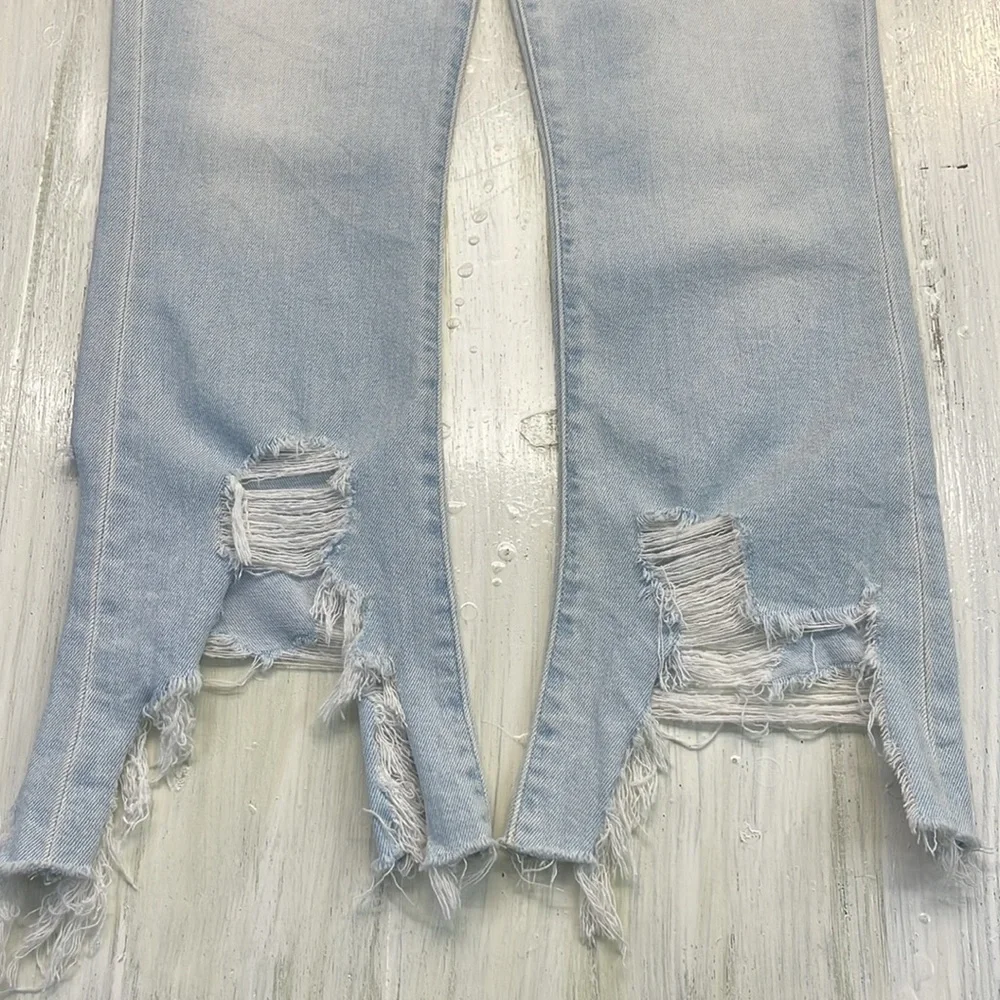 7 For All Mankind Luxe Vintage High Waist Slim Kick Sz 29